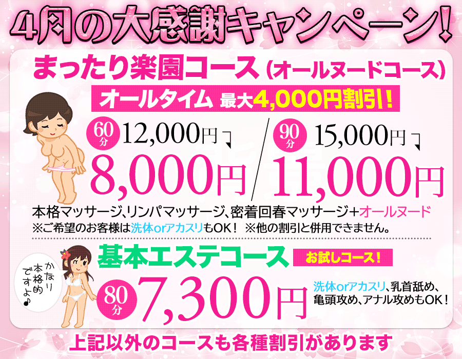 4月のキャンペーン